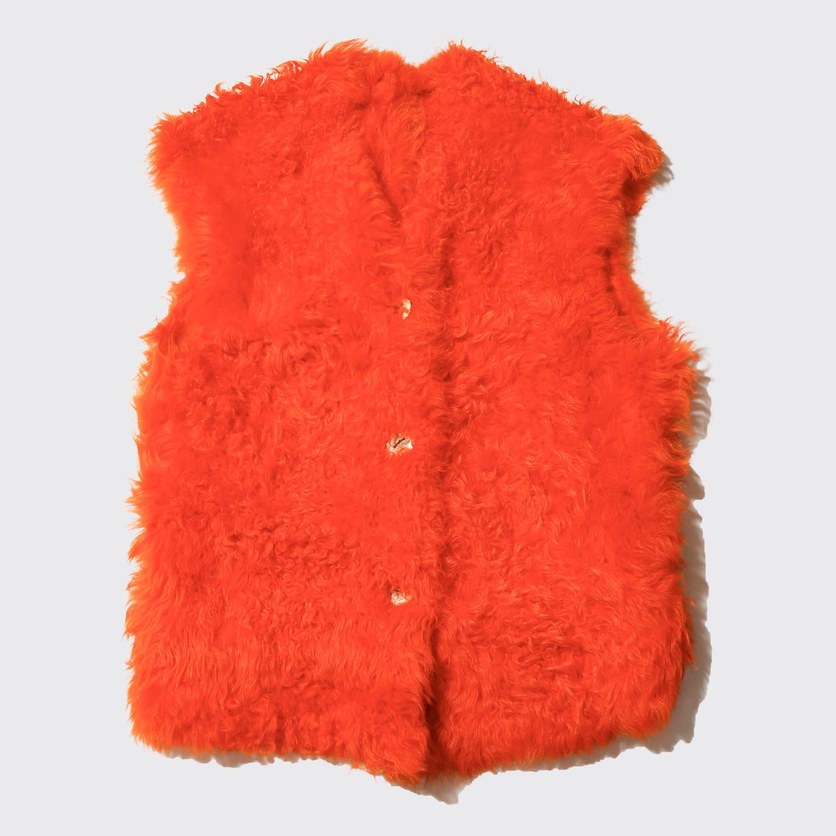 vintage reversible shearling elmo vest