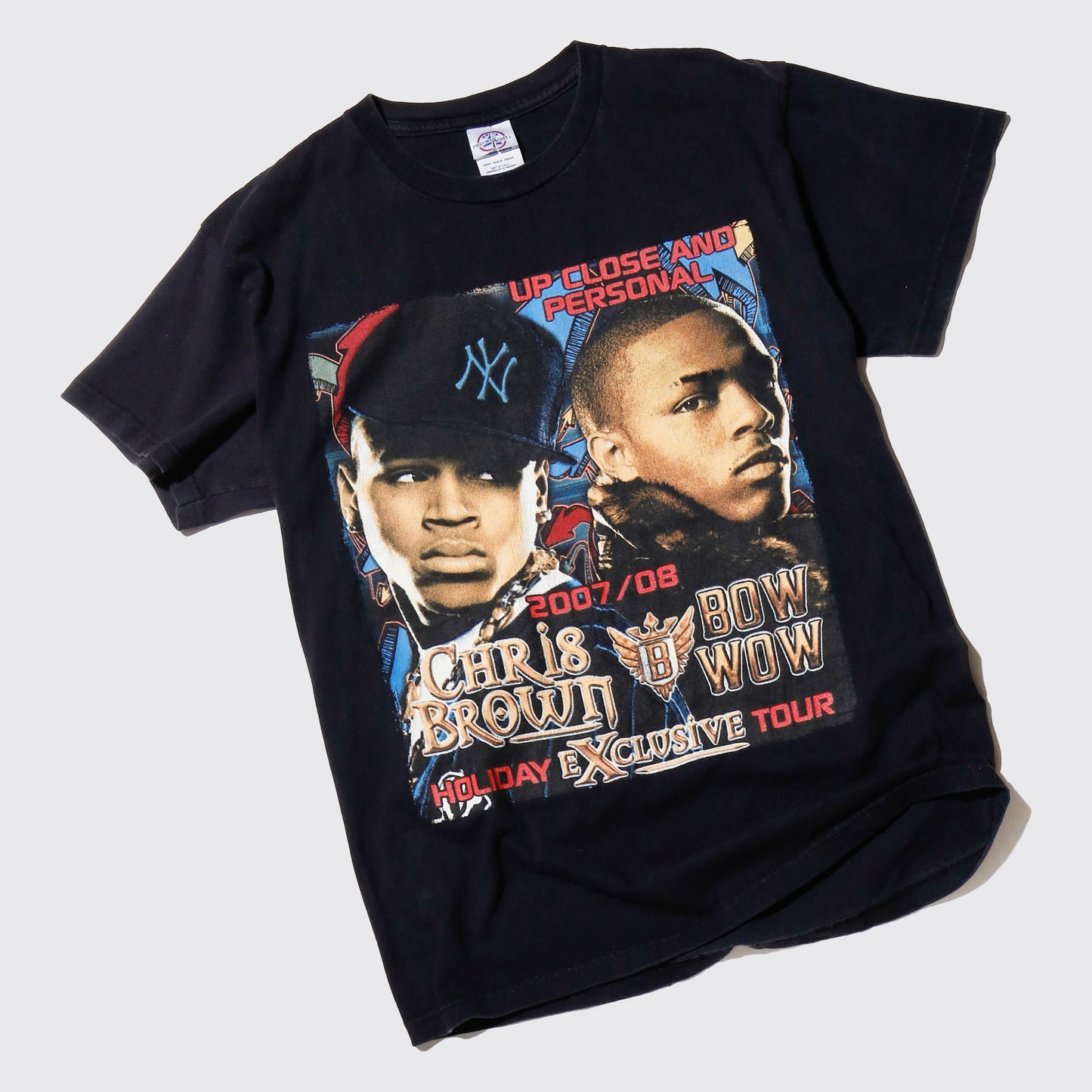 vintage 2007/2008s Chris Brown BOW WOW exclusive tour t-shirt , with SOULJA BOY etc.