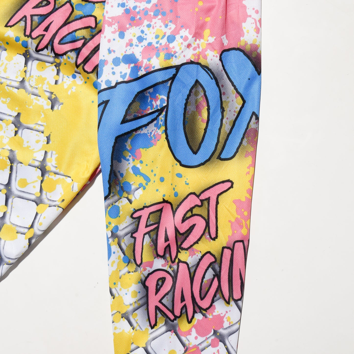 vintage fox racing splashed motocross l/s