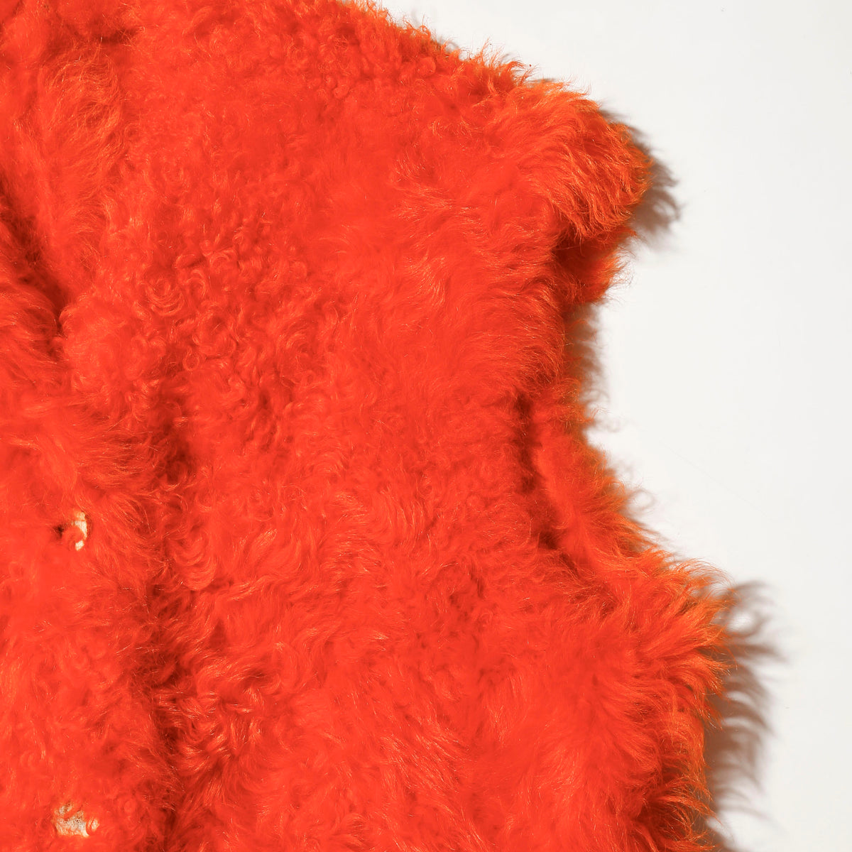 vintage reversible shearling elmo vest