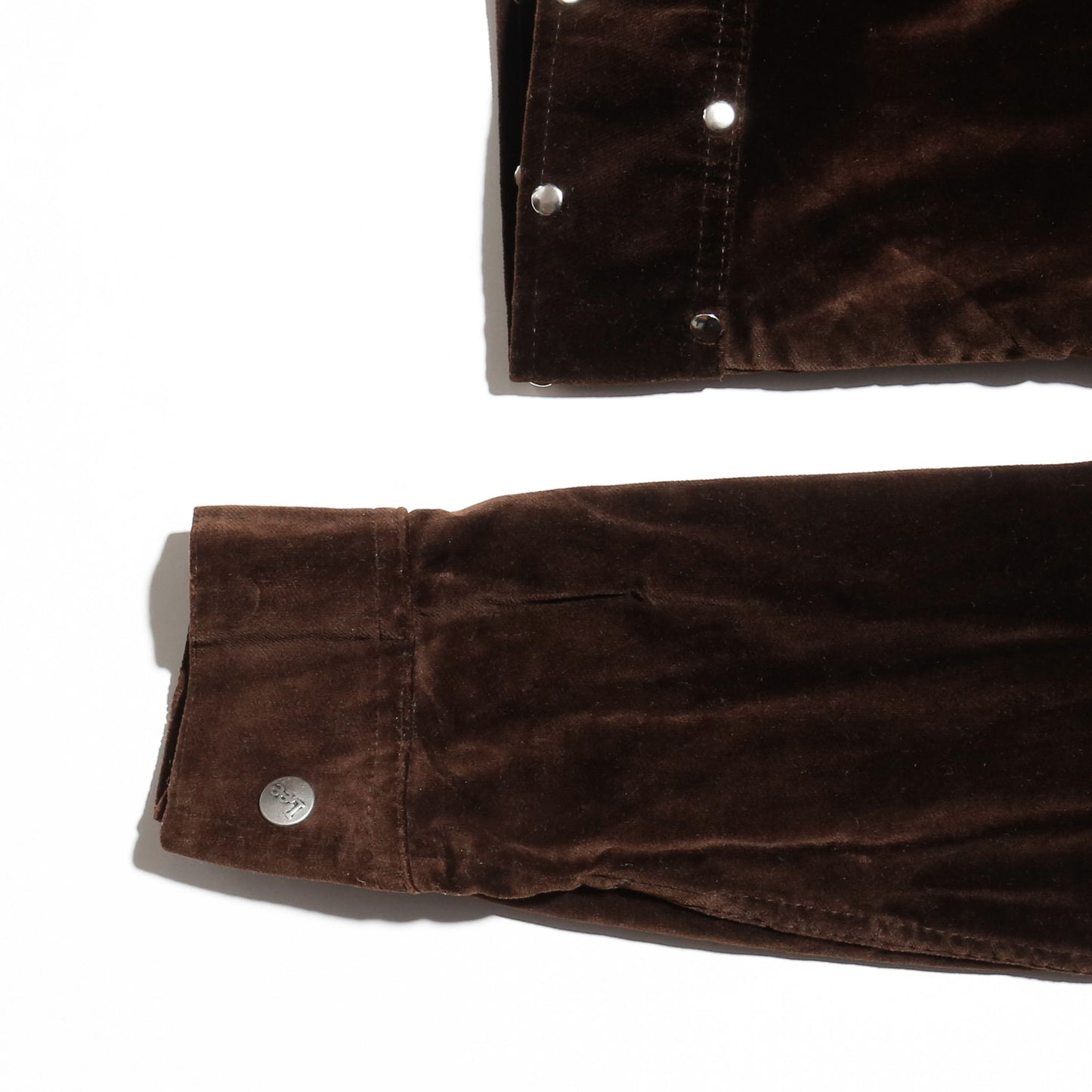 vintage 70's lee studs velvet trucker jacket