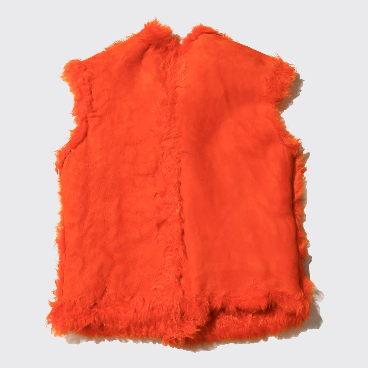 vintage reversible shearling elmo vest