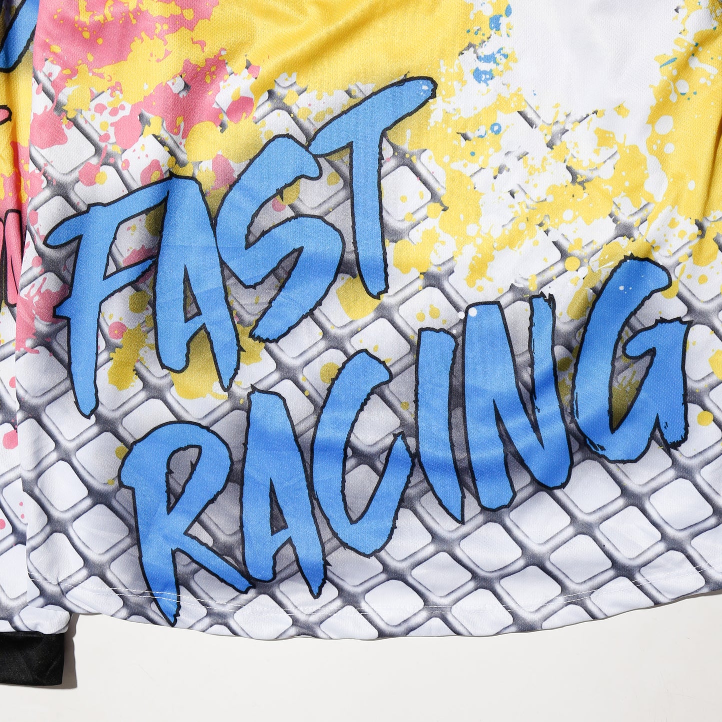 vintage fox racing splashed motocross l/s