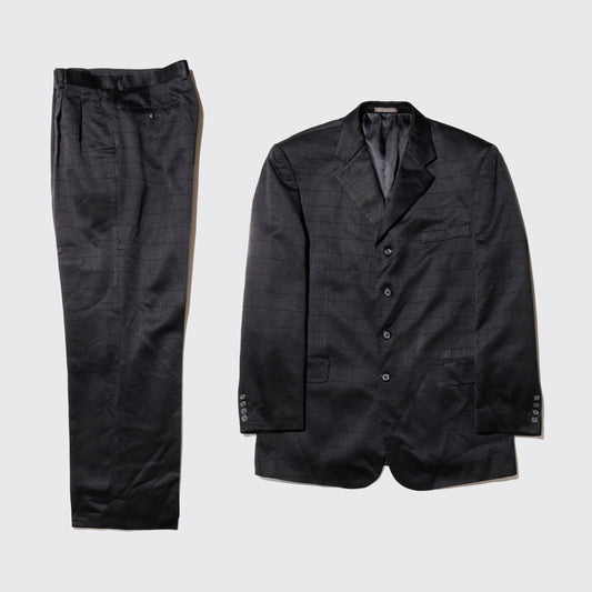 vintage window check zoot set up