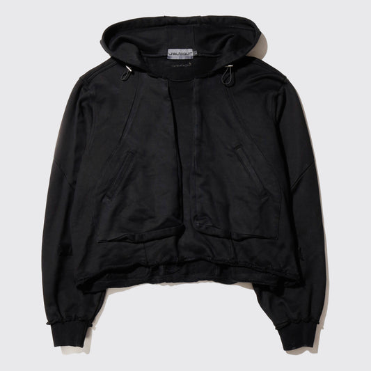 vintage vautour cropped hoodie