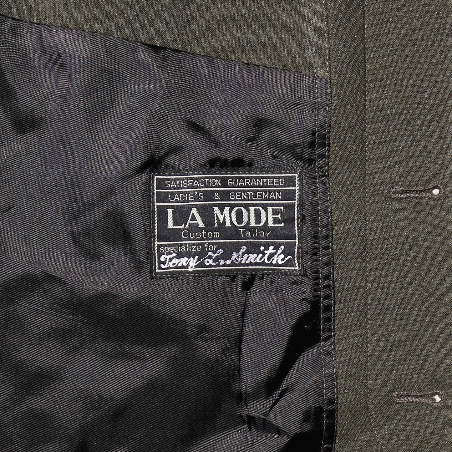 vintage piping zoot set up with pocket square