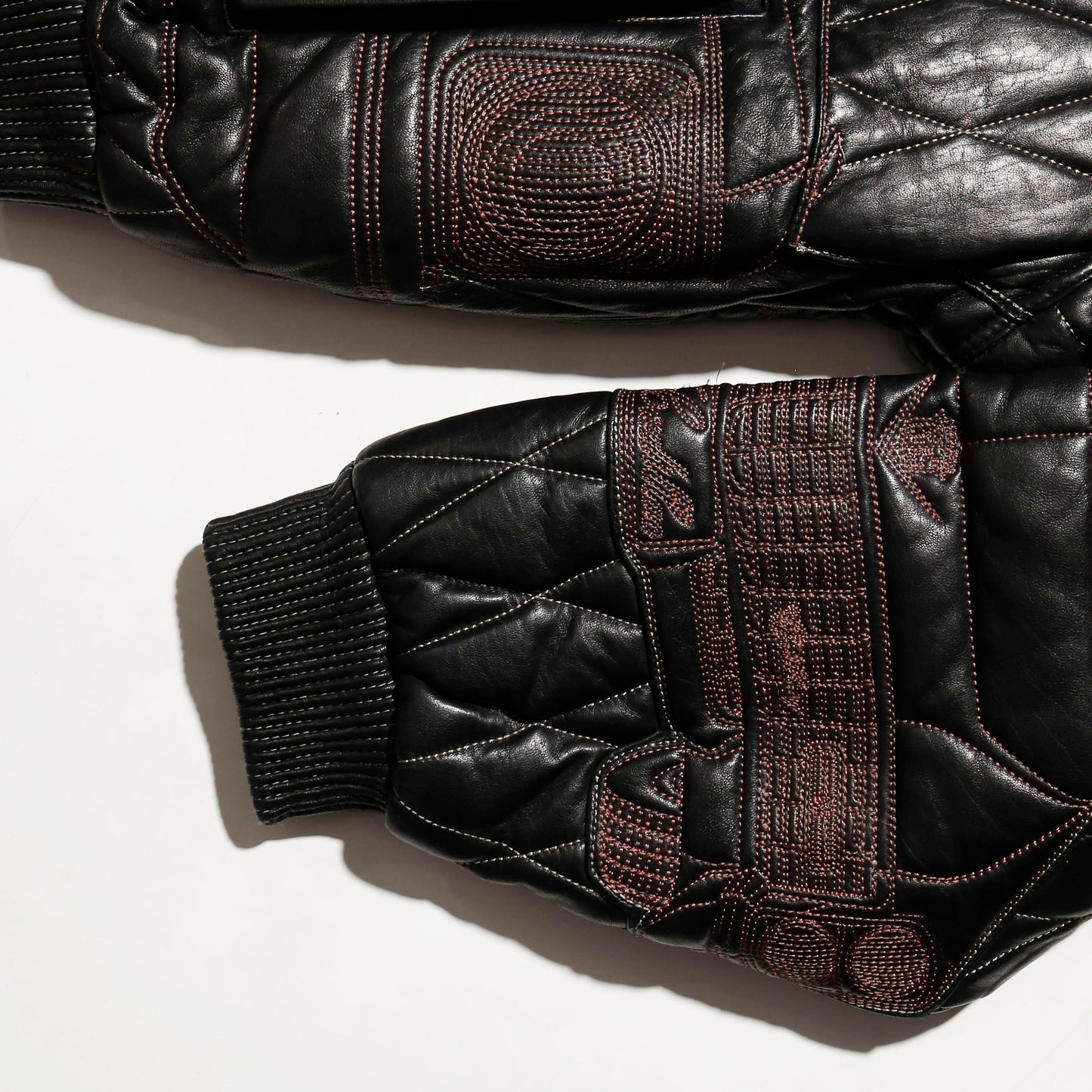 vintage pelle pelle marc buchanan cadillac quilted leather jacket