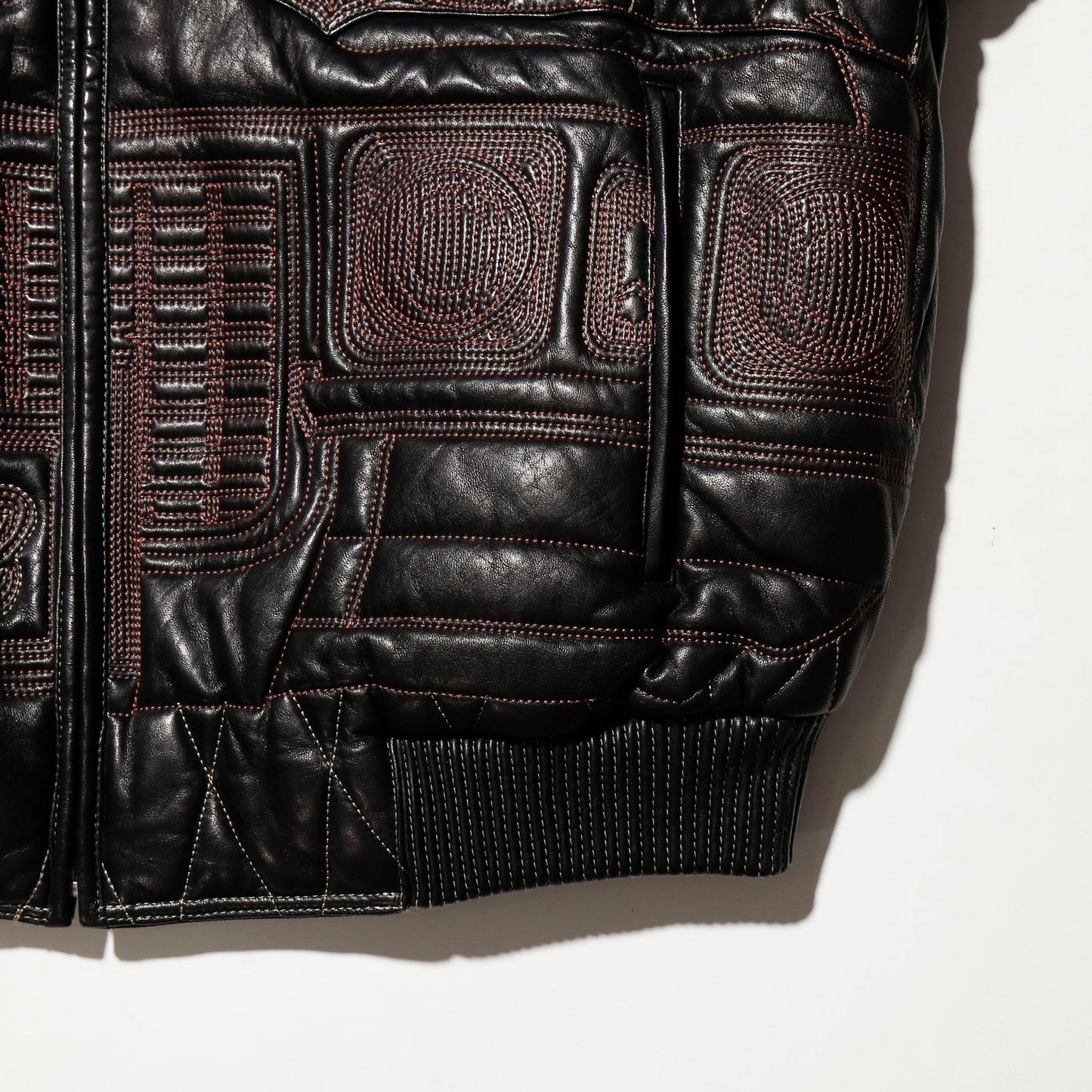 vintage pelle pelle marc buchanan cadillac quilted leather jacket