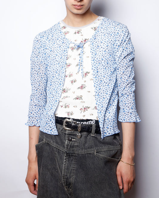 vintage flower bolero