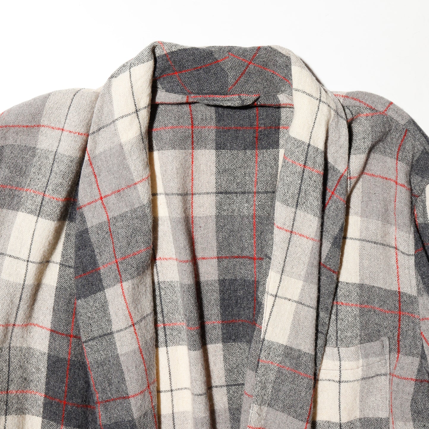 vintage 50-60's check wool gown