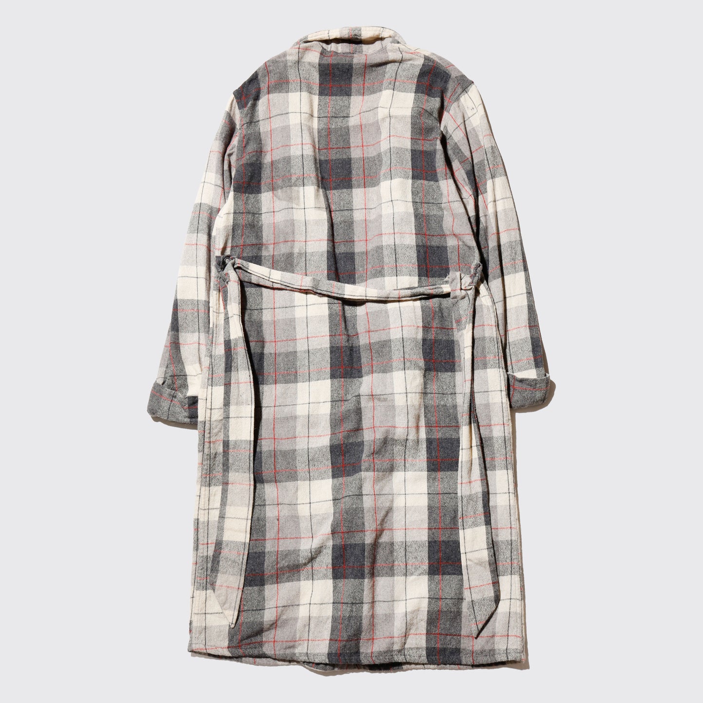 vintage 50-60's check wool gown