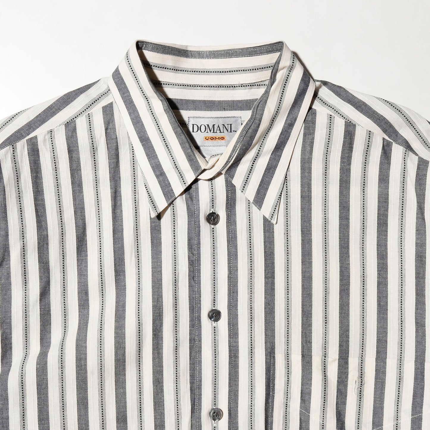 vintage 90's dobby stripe shirt