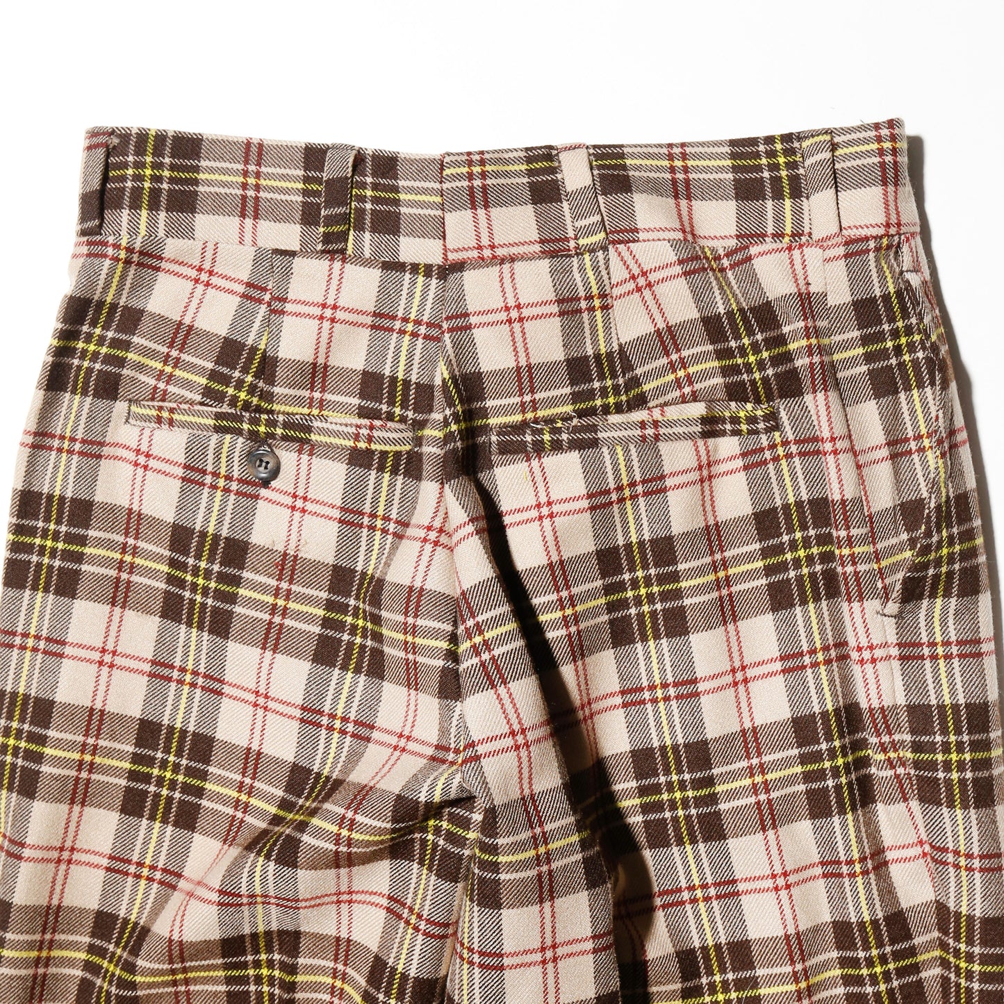 vintage 70's hubbard nova check wide slacks