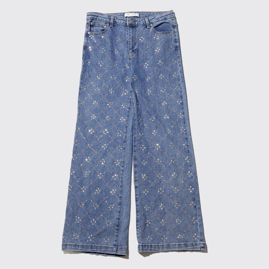 vintage dia bijou wide jeans