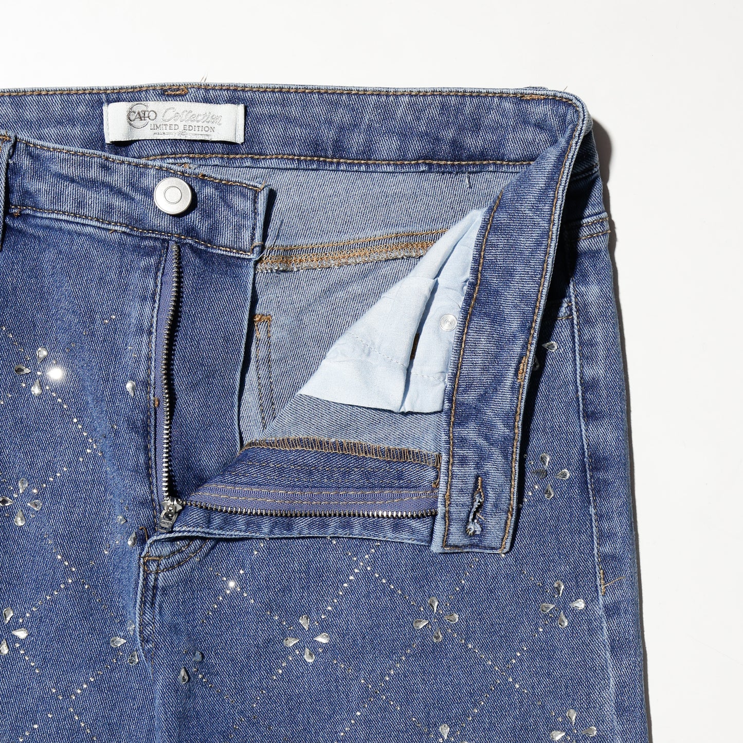 vintage dia bijou wide jeans