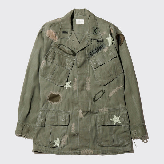 *one-off 60-70’s craft tropical jacket