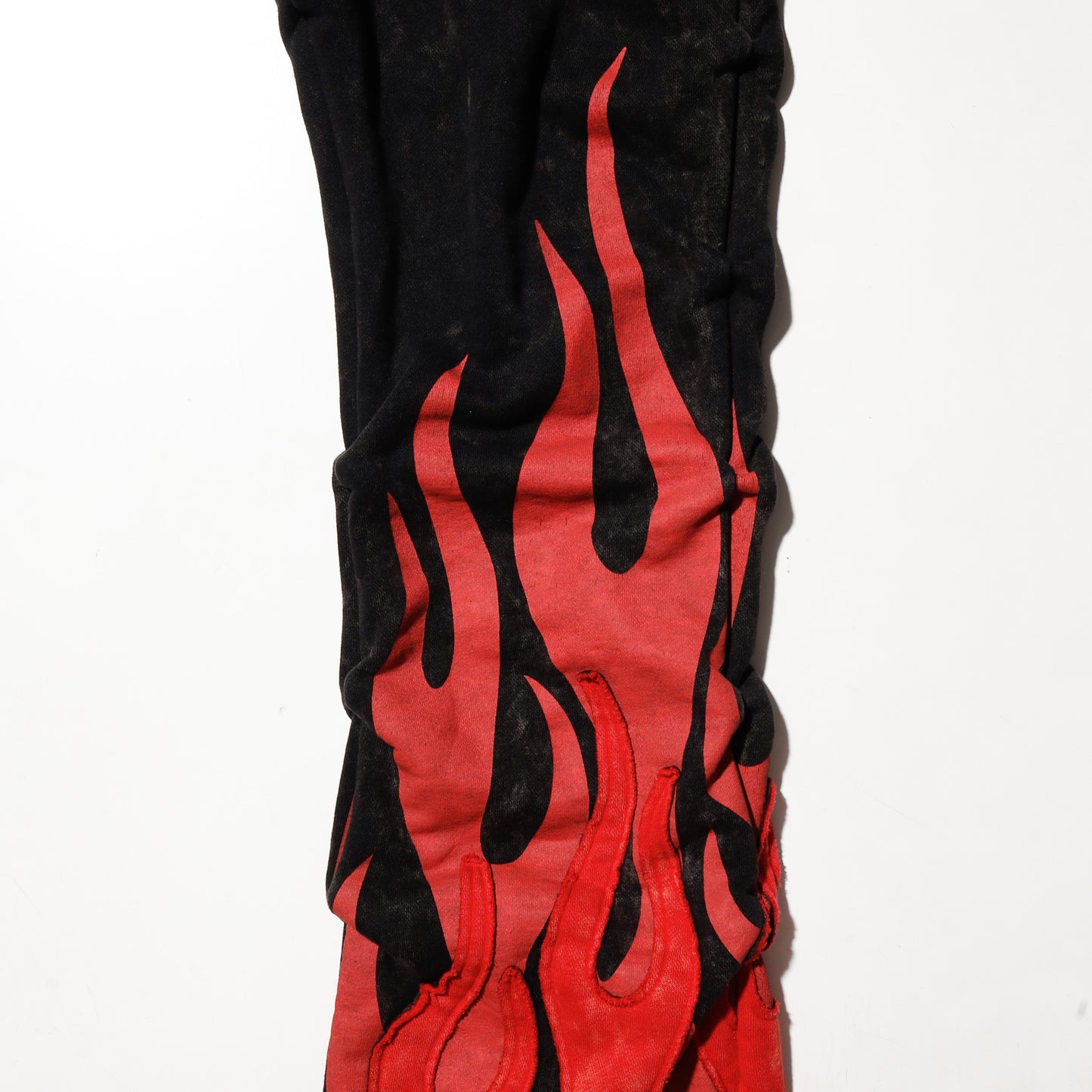vintage smoke rise flame flare sweat pants