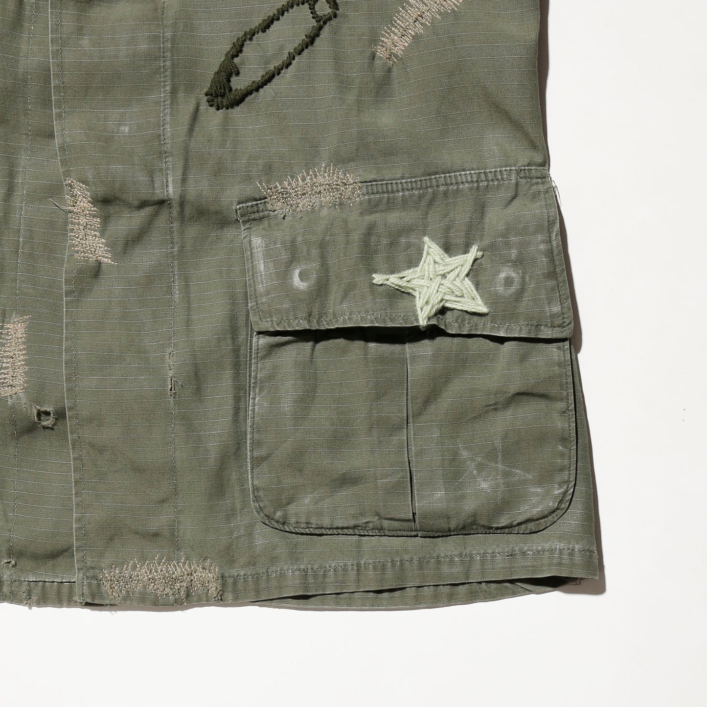 *one-off 60-70’s craft tropical jacket