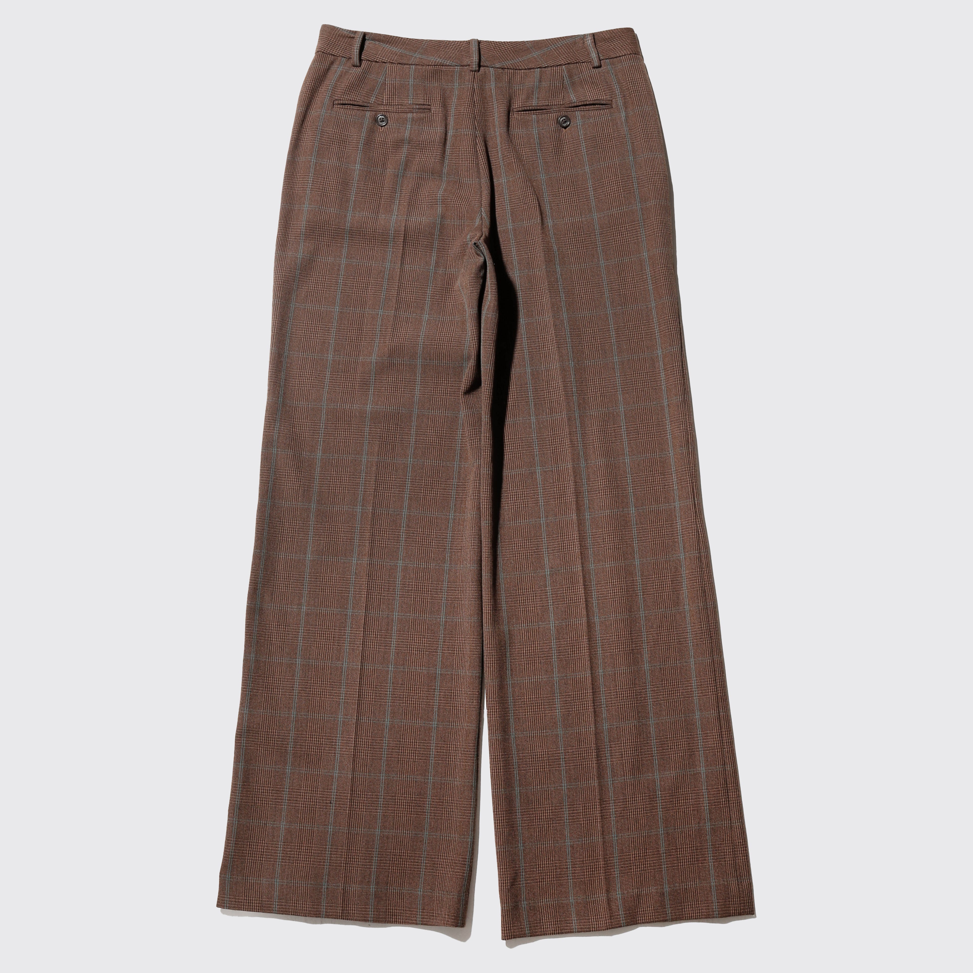 NOILL ノイル　old pattern wide slacks vintage tucked wide slacks – NOILL