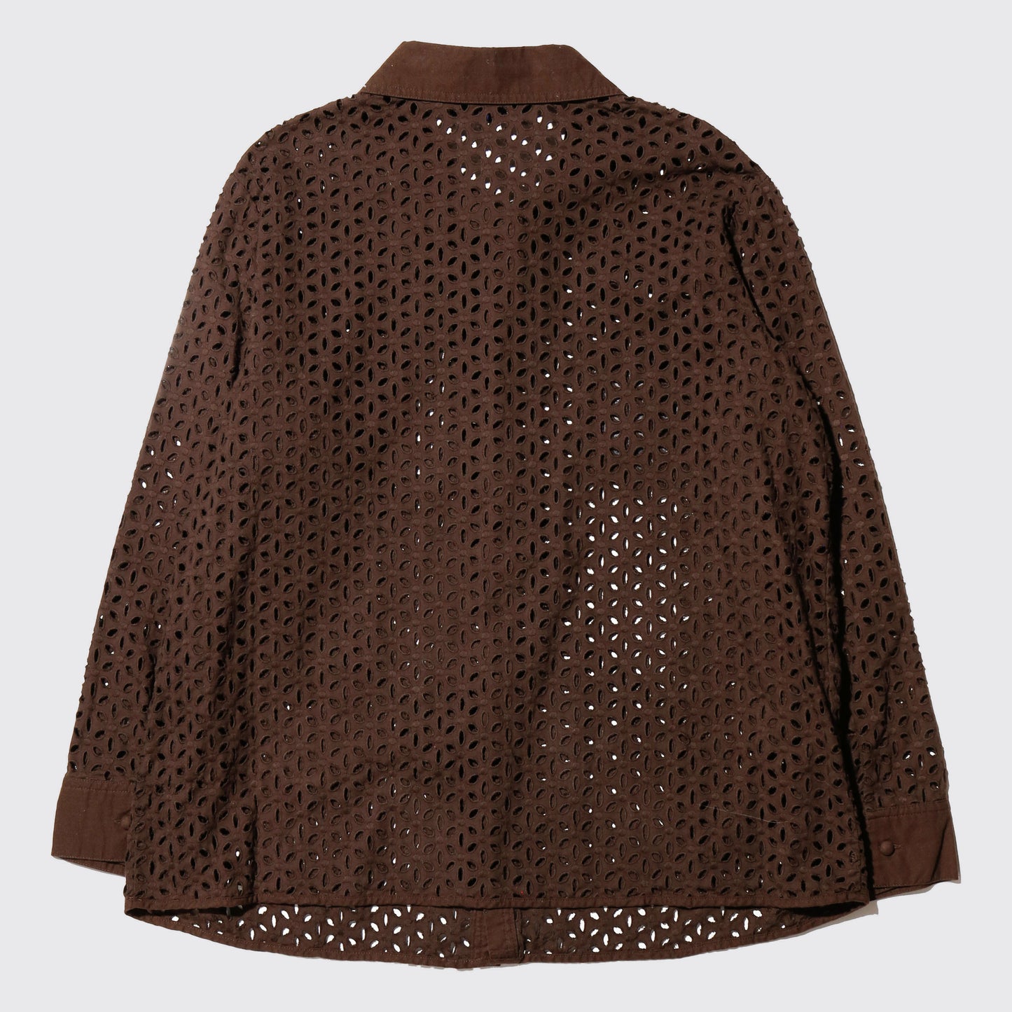 vintage flower eyelet shirt