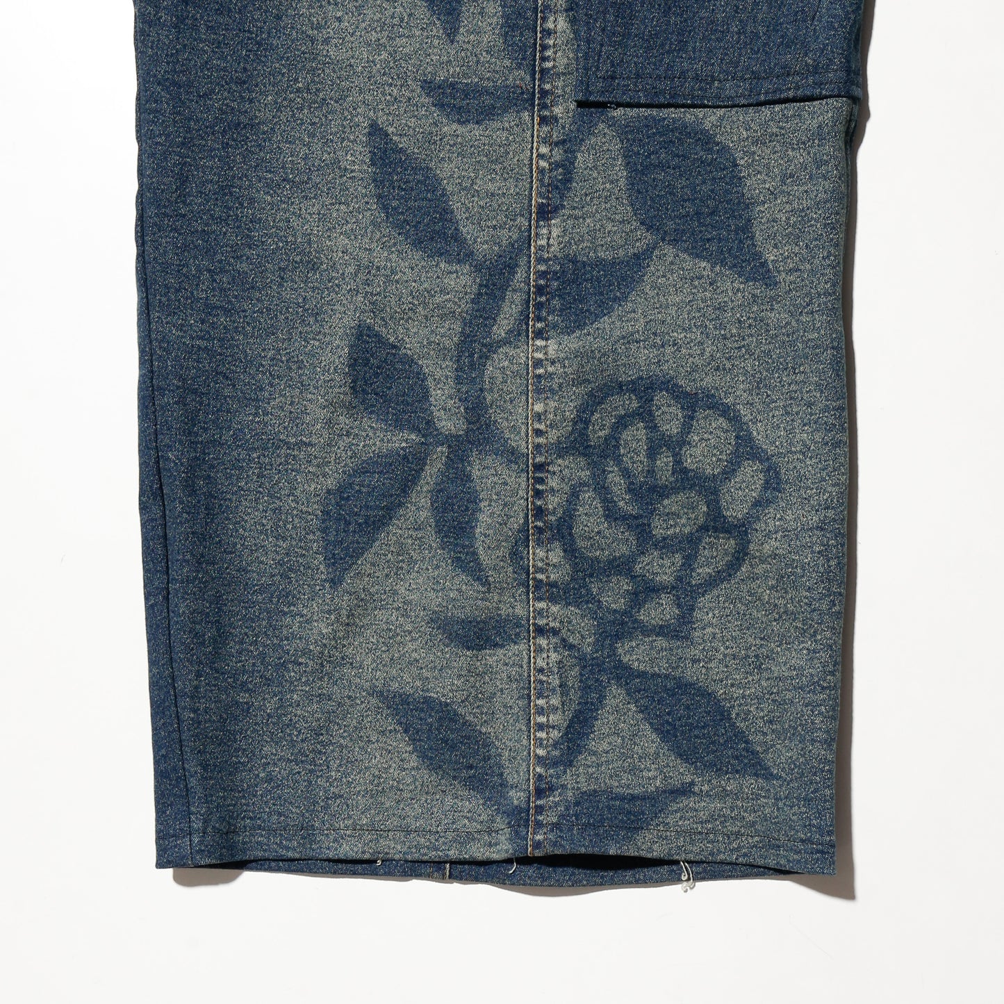 vintage faded rose rebuild wide jeans