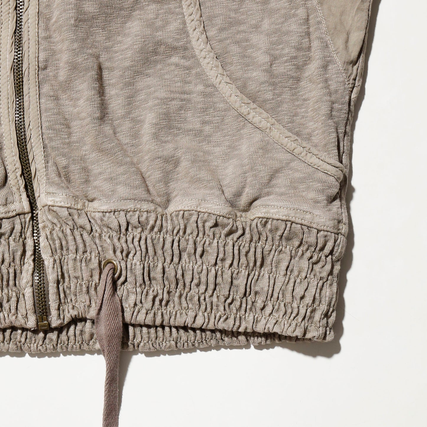 vintage donna karan ribbed h/s hoodie