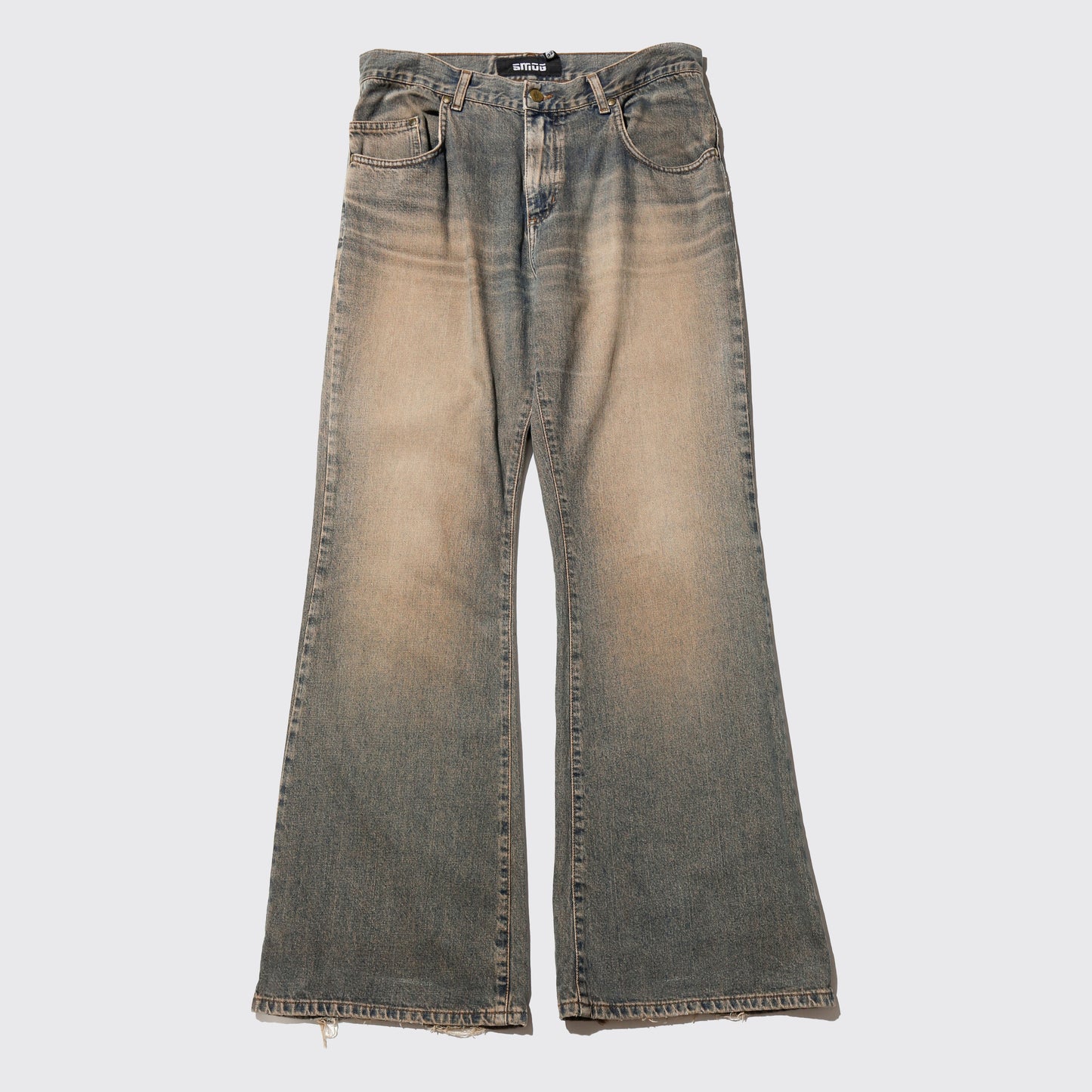 vintage muddy flare jeans
