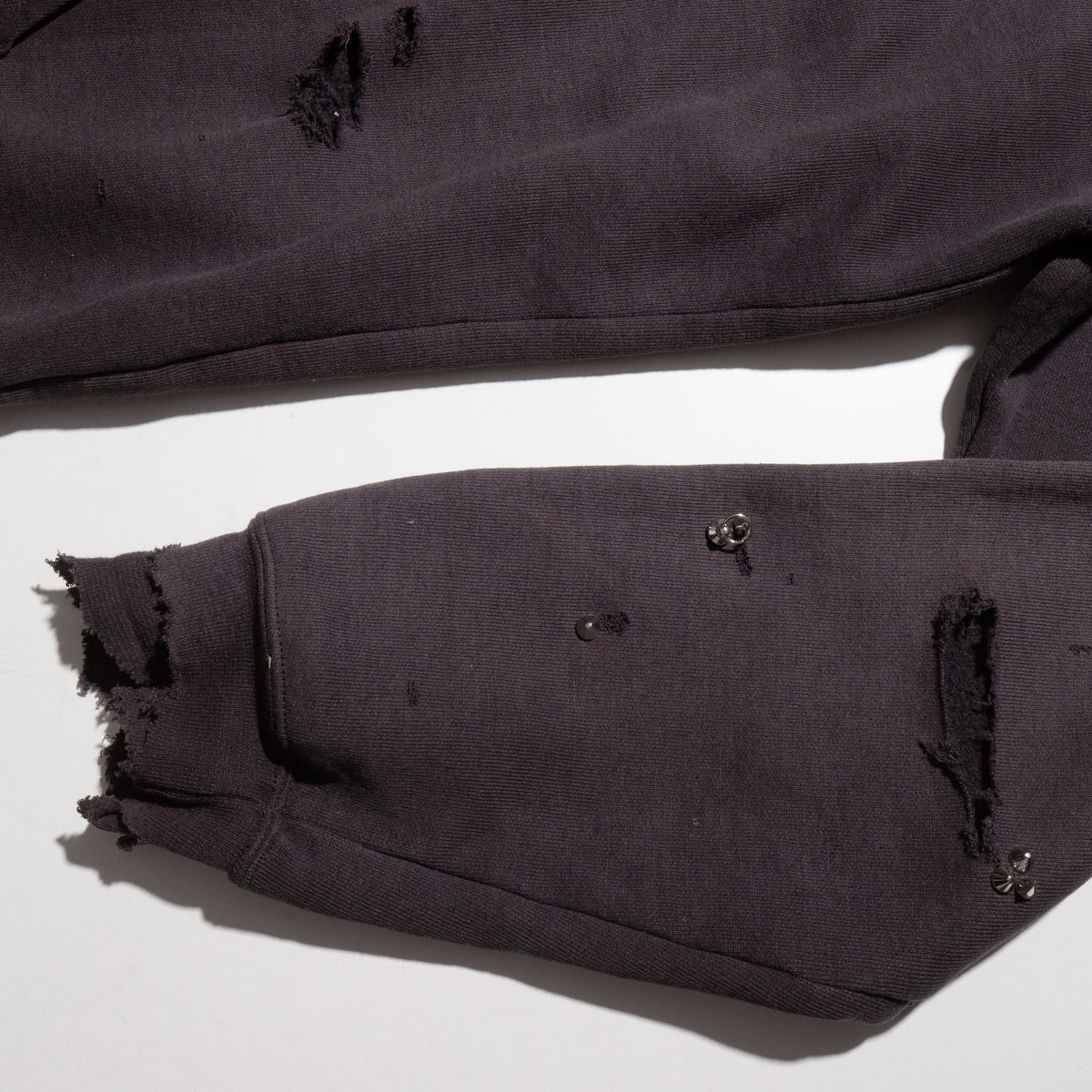 vintage studs broken hoodie