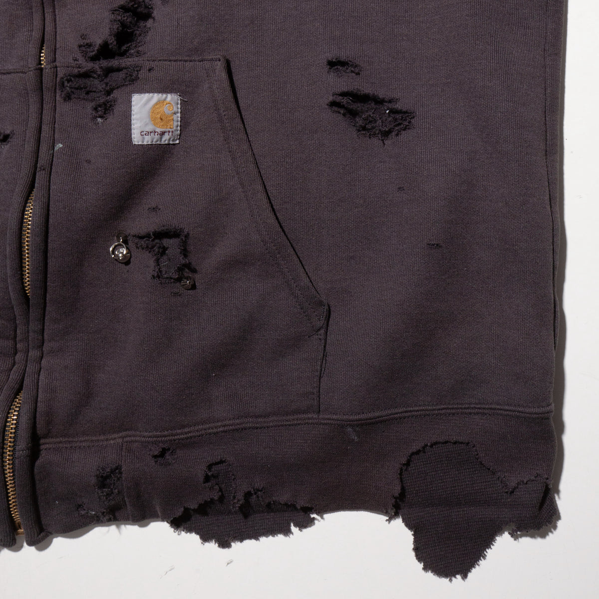 vintage studs broken hoodie