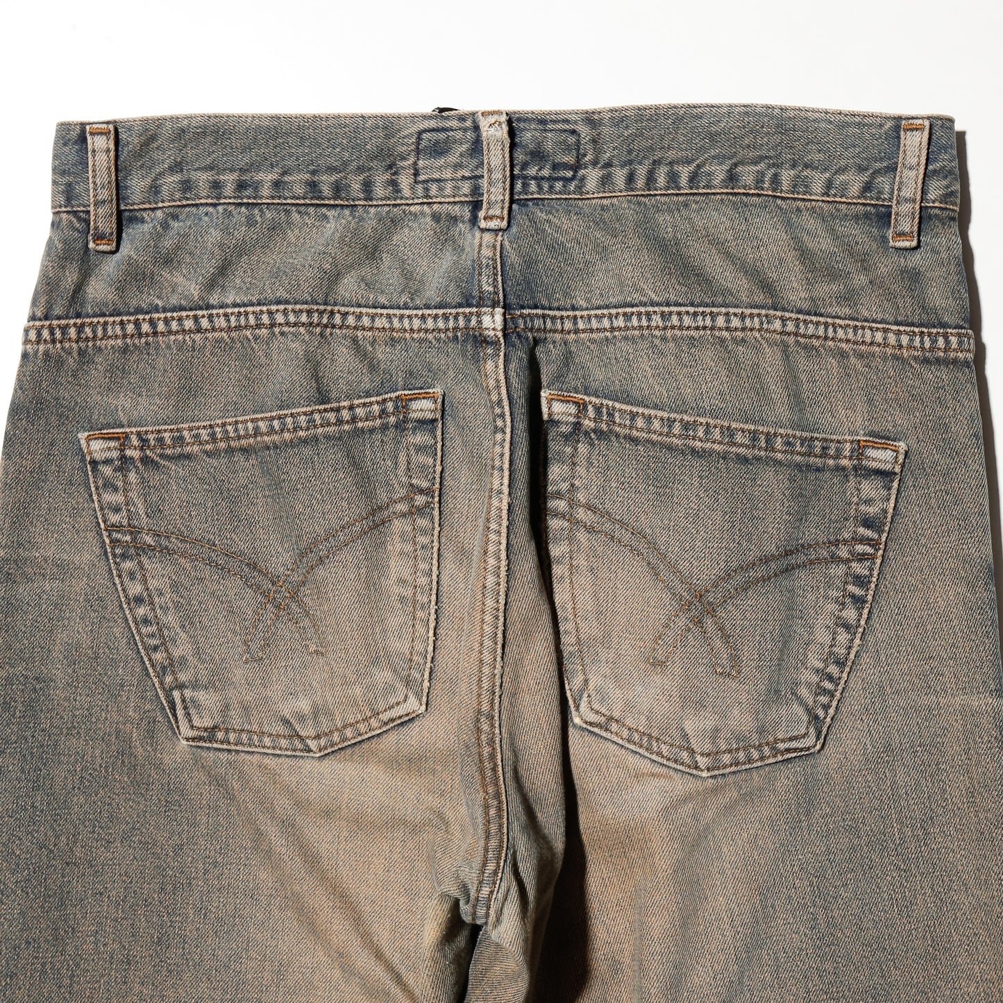 vintage muddy flare jeans