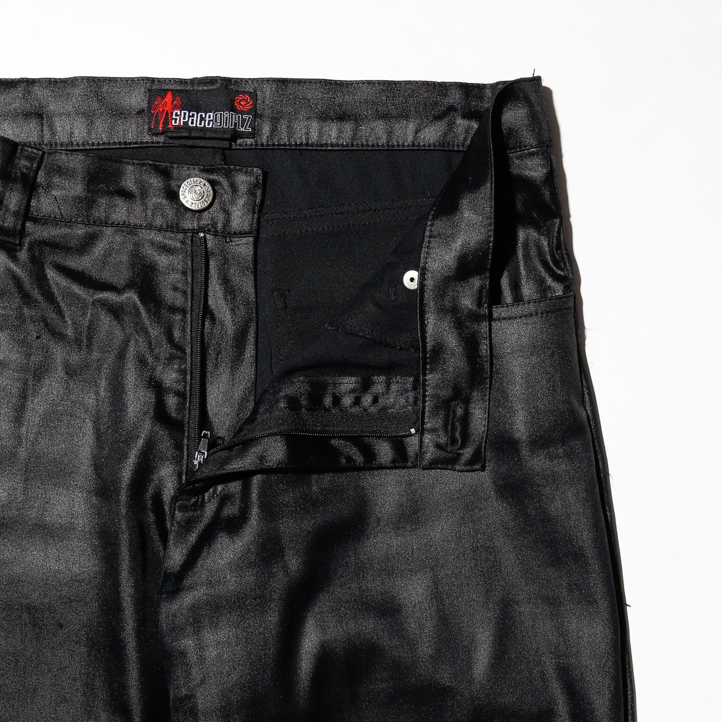vintage space girlz low rise luster trousers