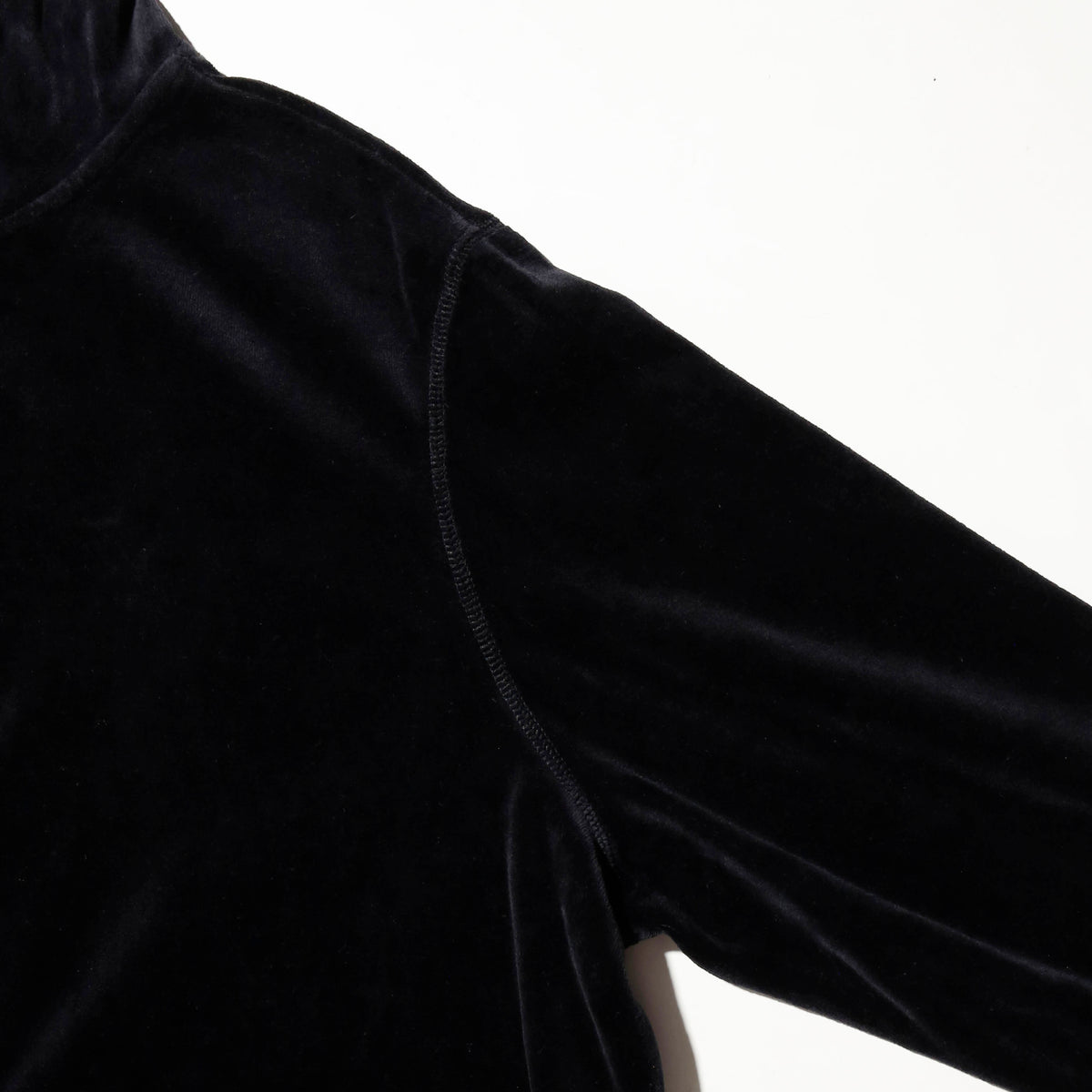 vintage studs piping velour hoodie