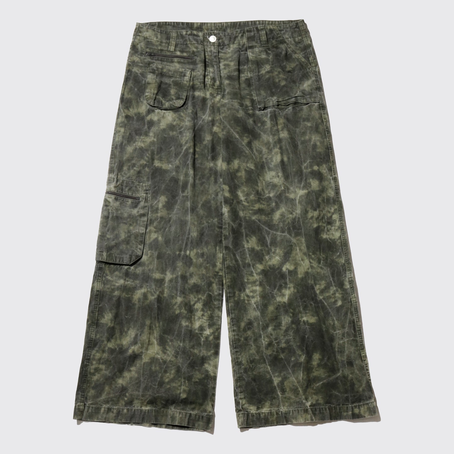 vintage low rise smokey camo cargo trousers
