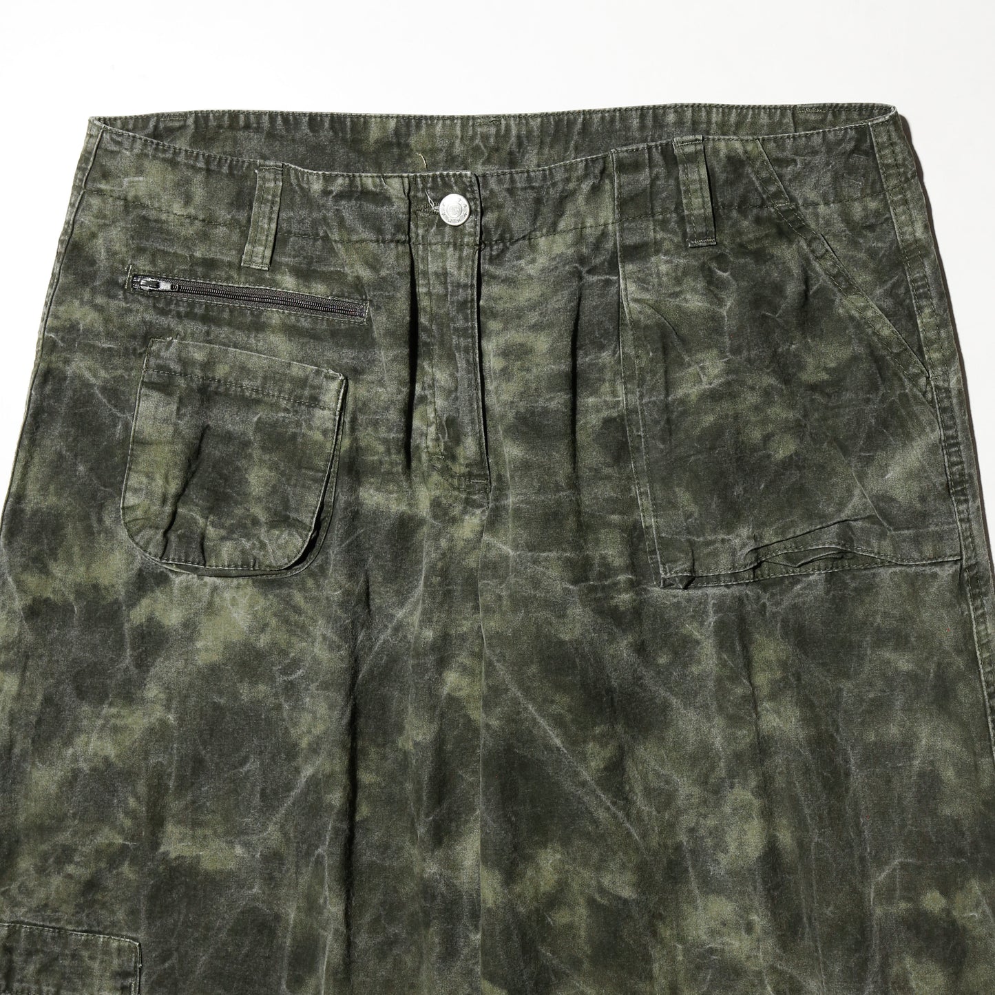 vintage low rise smokey camo cargo trousers