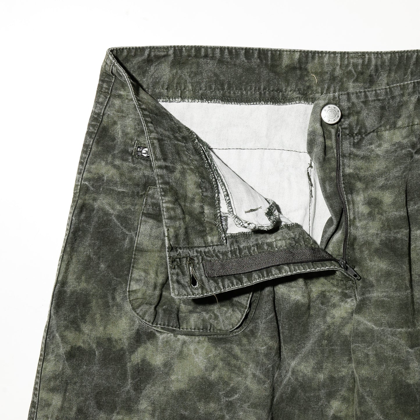vintage low rise smokey camo cargo trousers