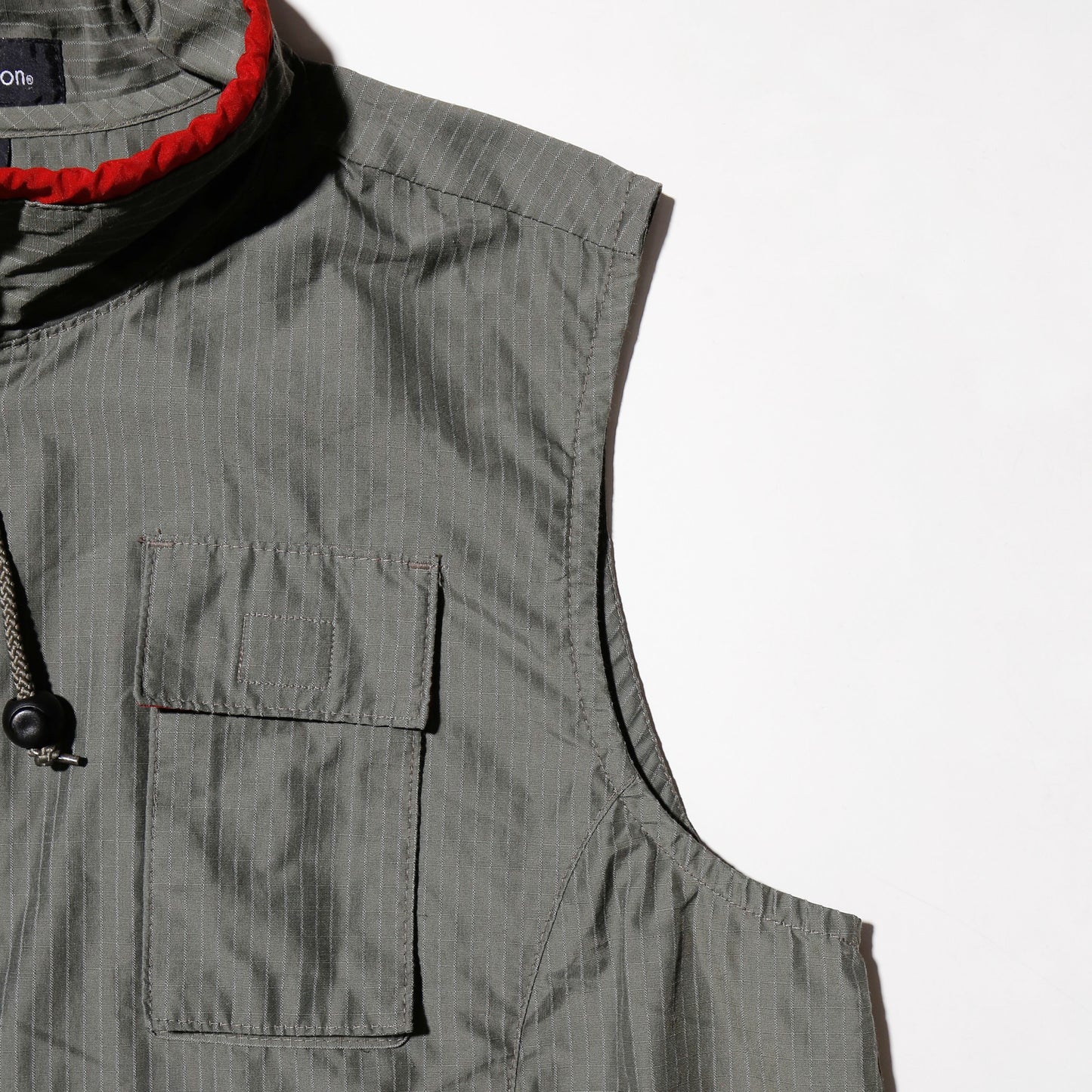 vintage stripe utility vest