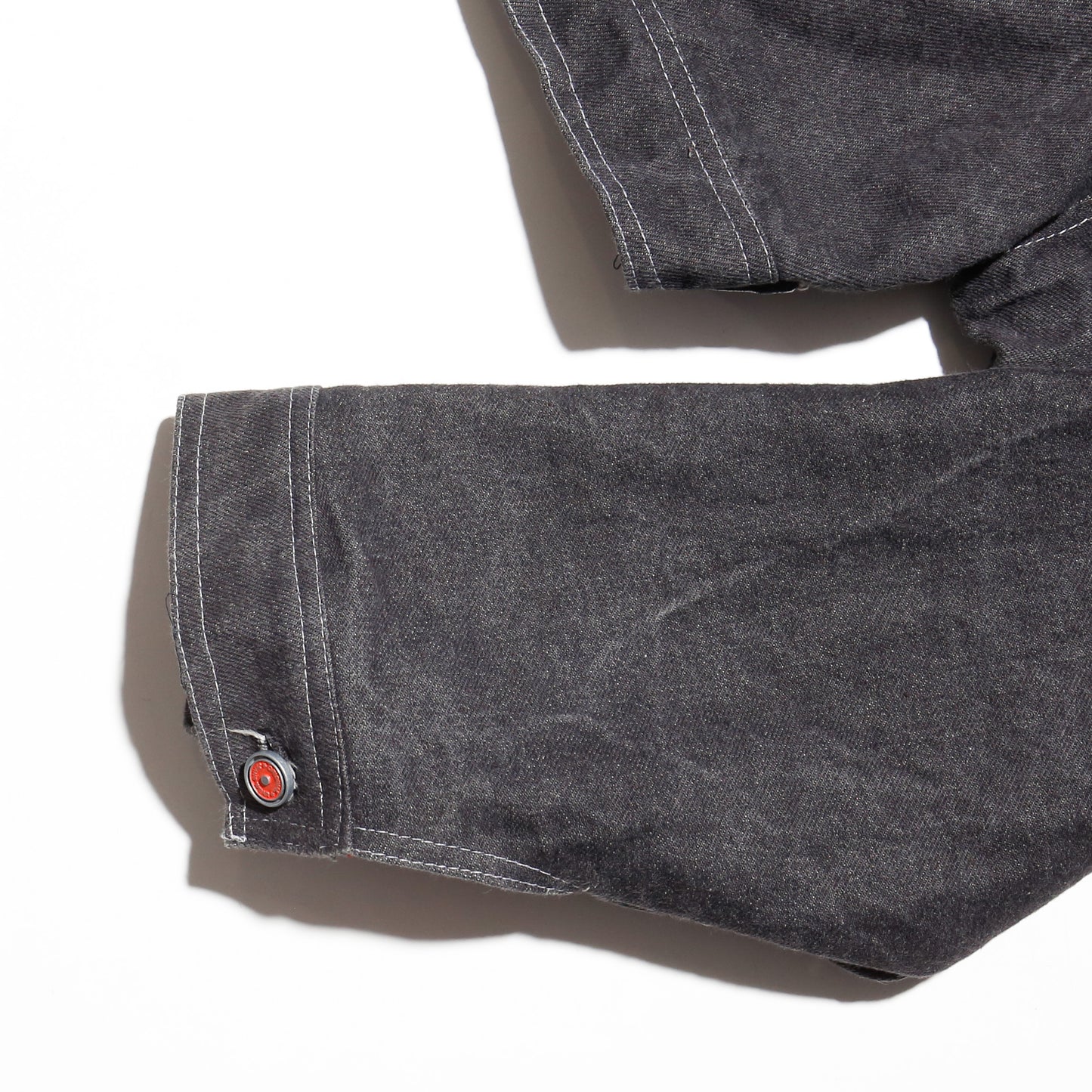 vintage euro hybrid cropped trucker jacket