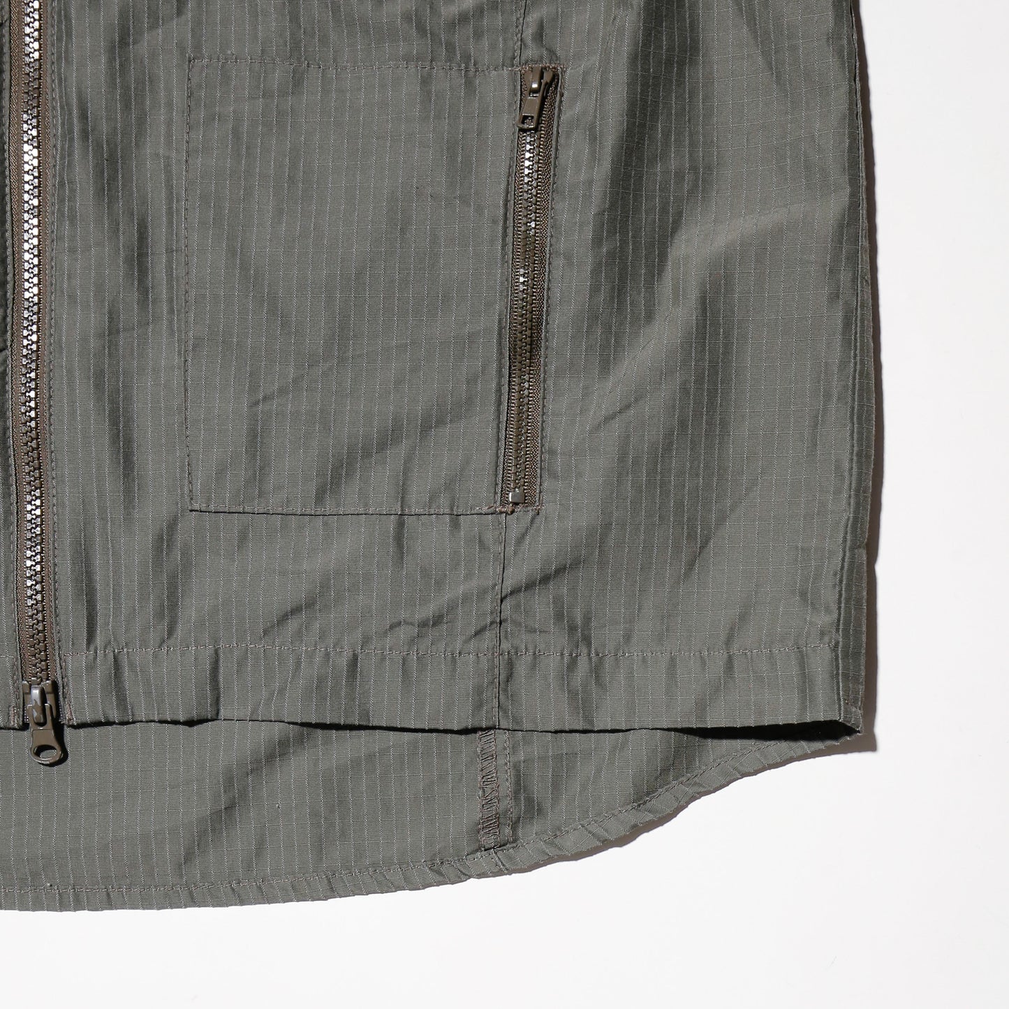 vintage stripe utility vest