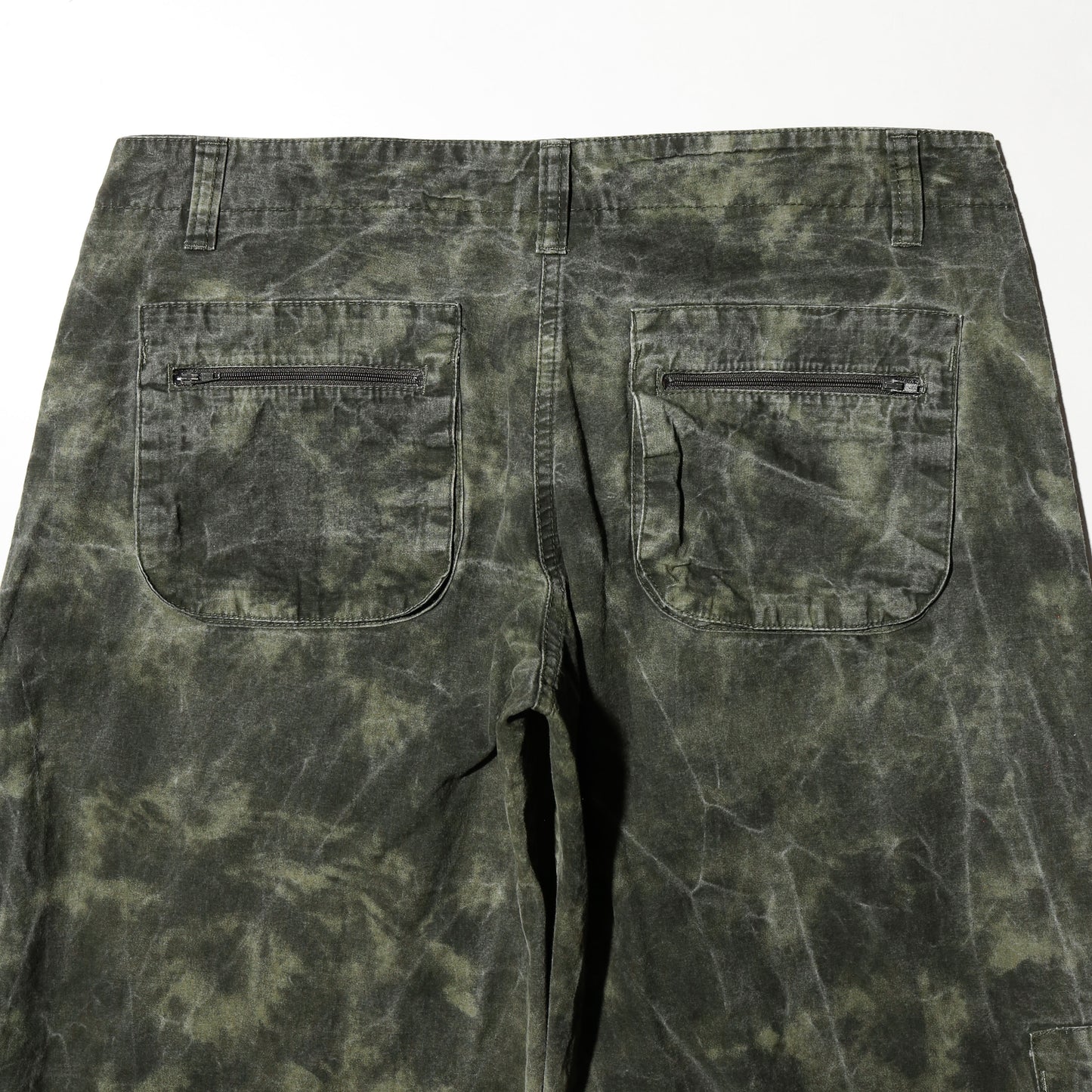 vintage low rise smokey camo cargo trousers