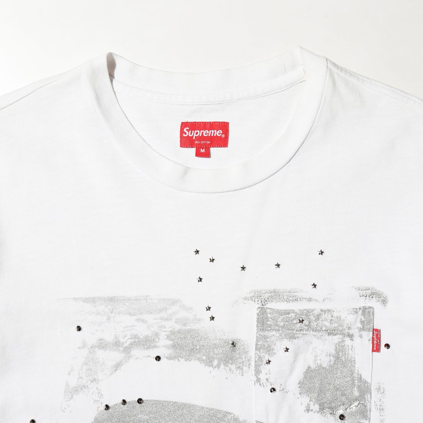 *one-off "the world is yours" hand screen t-shirt *body-supreme 1p tee