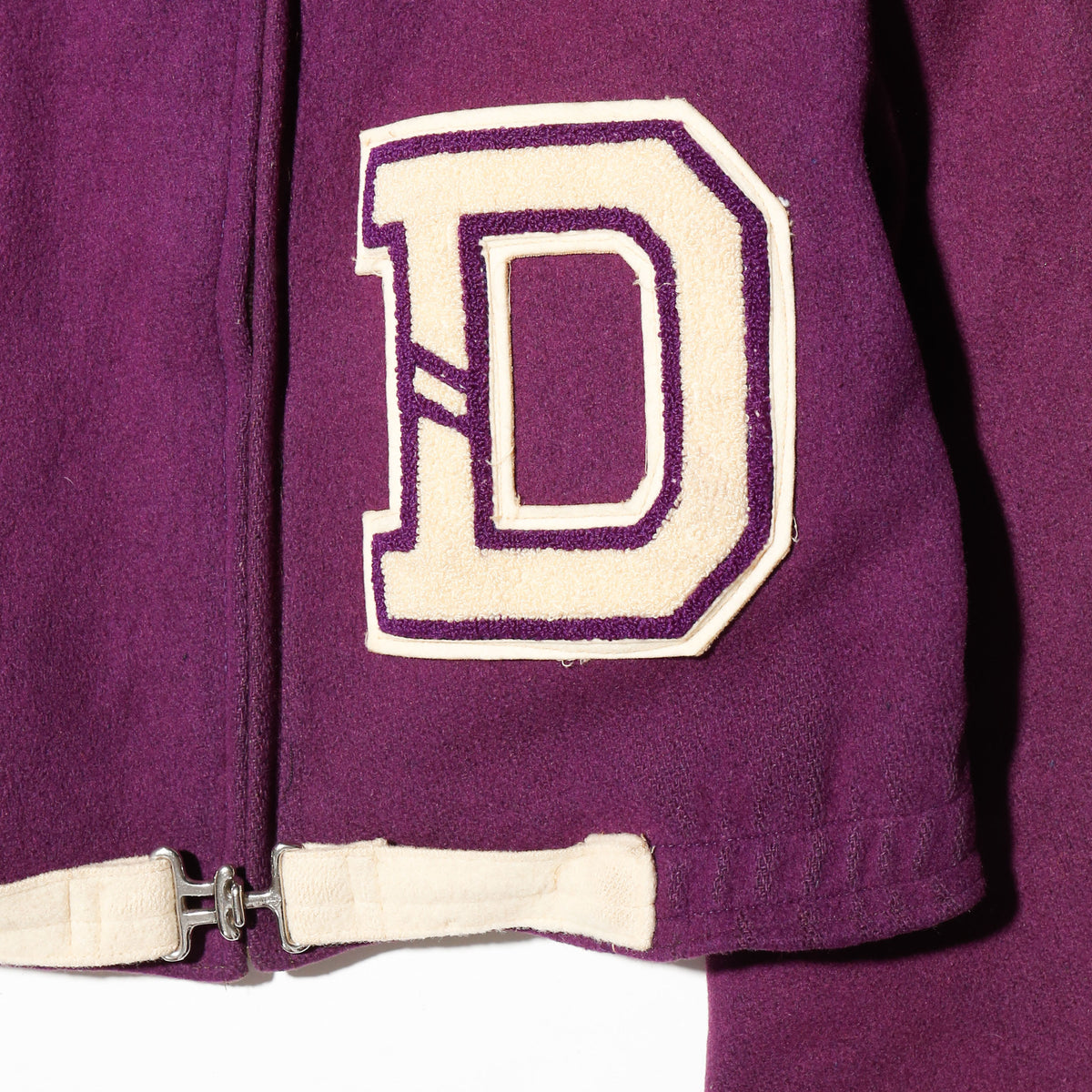 vintage 60's cropped varsity jacket