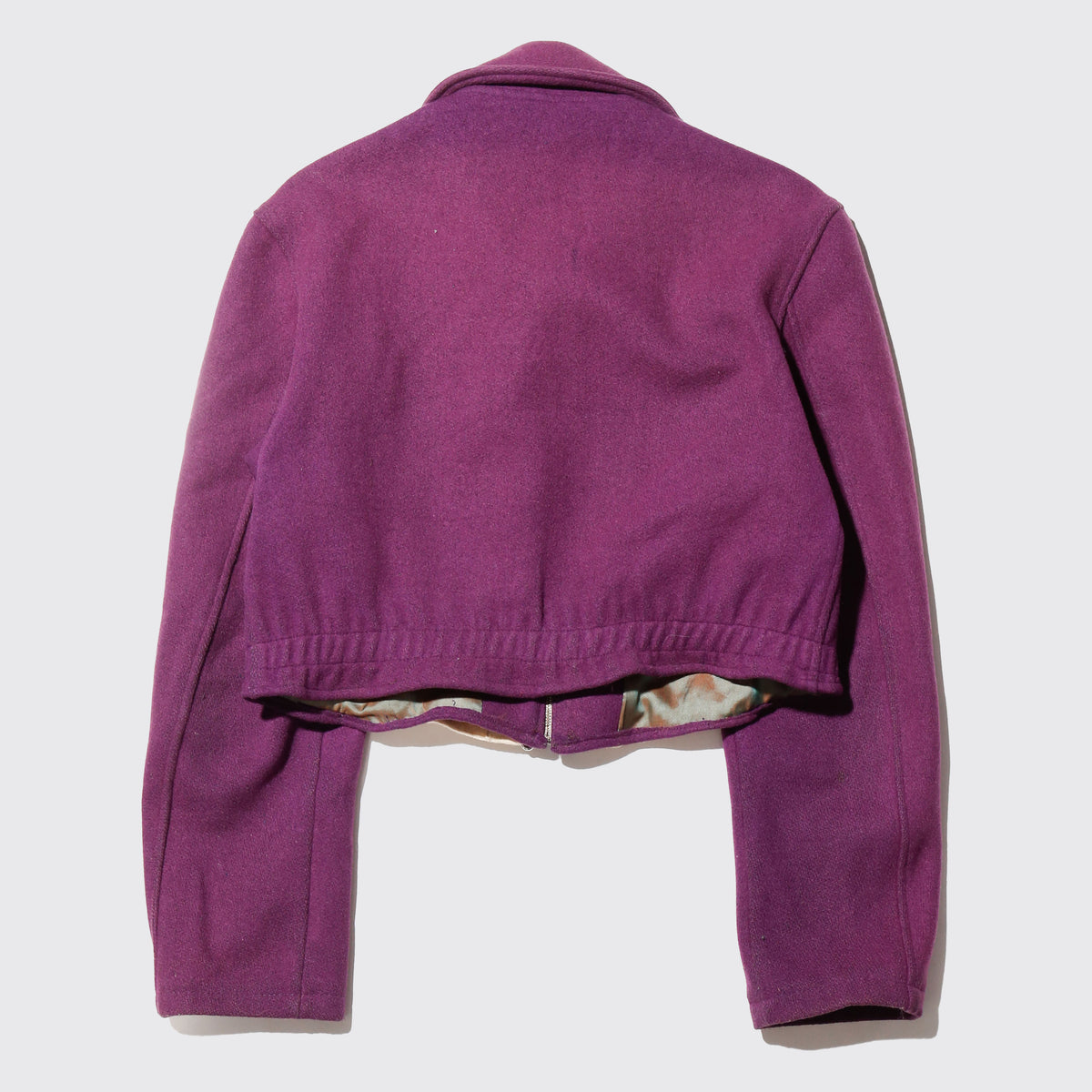 vintage 60's cropped varsity jacket