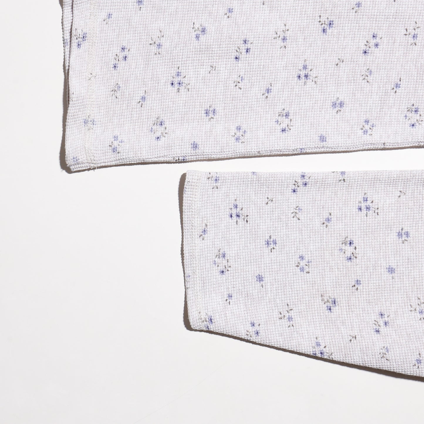 vintage floral thermal cut sew