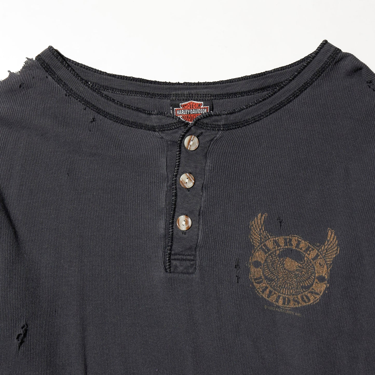 *one-off harley-davidson broken henry neck cut sew