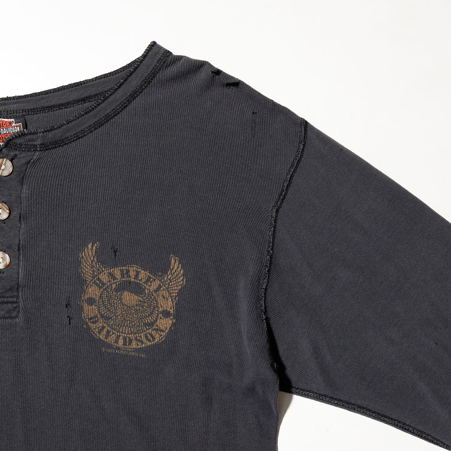 *one-off harley-davidson broken henry neck cut sew