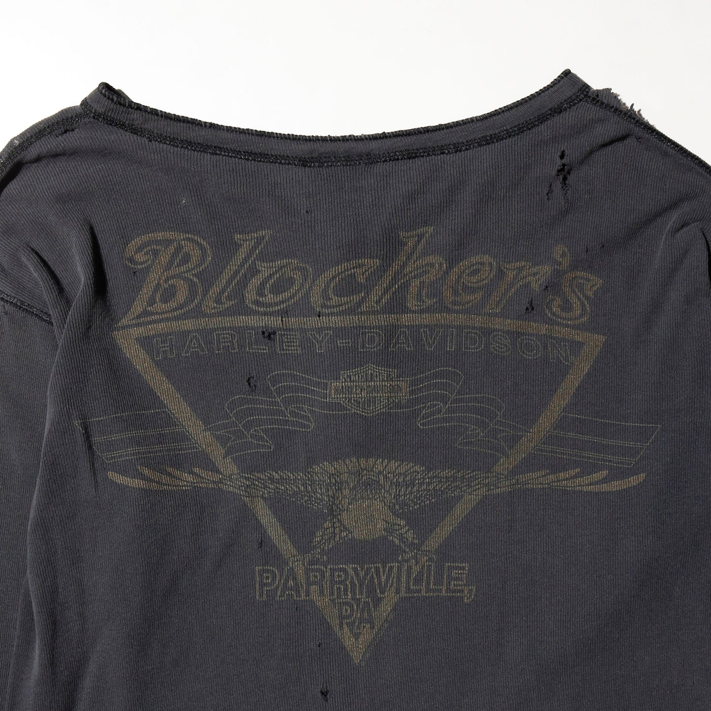 *one-off harley-davidson broken henry neck cut sew