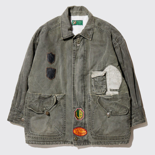 vintage fadded pilot jacket