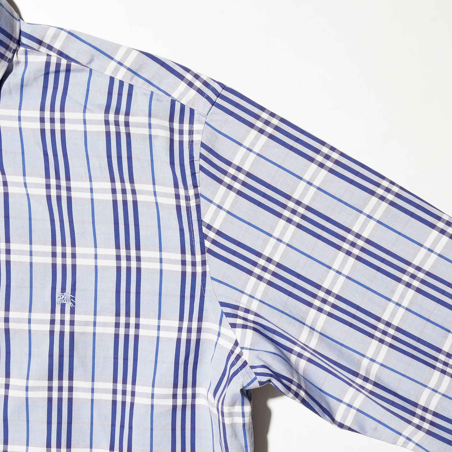 *one-off burberry cropped bowtie check shirt