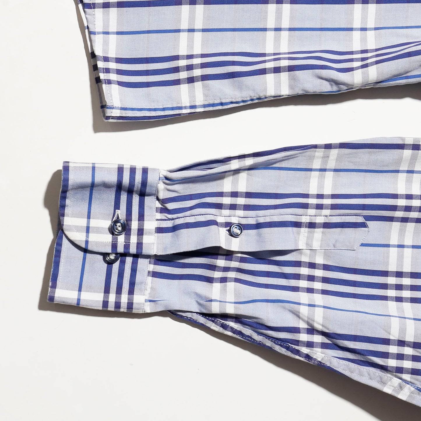 *one-off burberry cropped bowtie check shirt