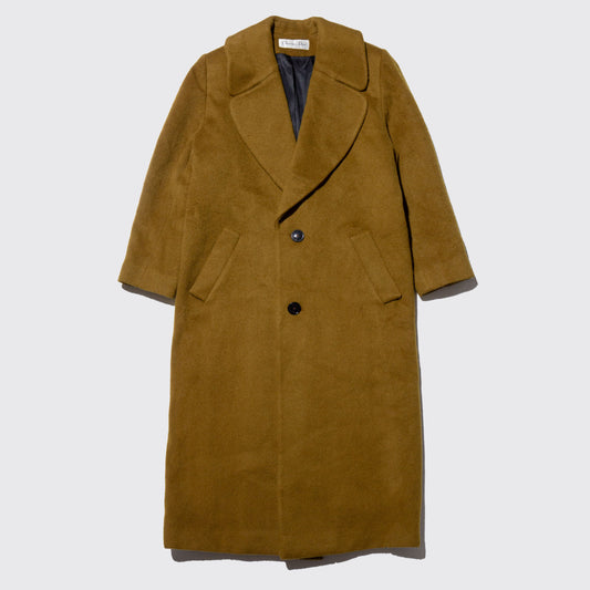 vintage 80's Dior long wool coat